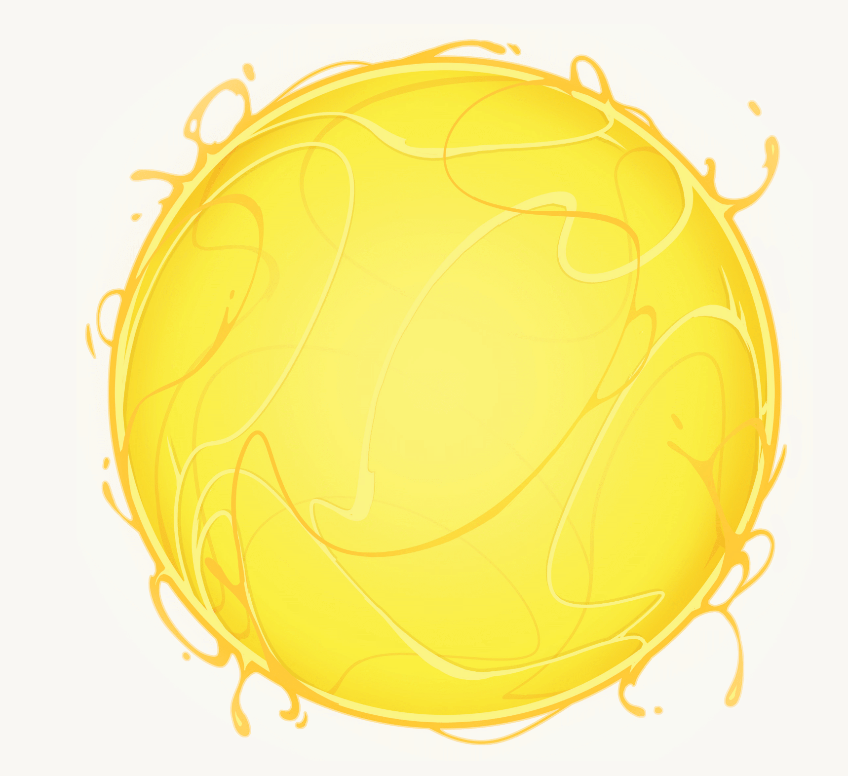 background image: stylized sun